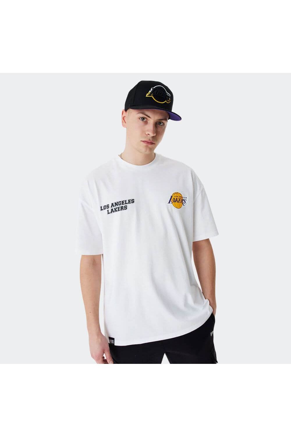 NBA LARGE GRPHC BP OS TEE LOS ANGELS LAKERS - Butterfly Sneakers