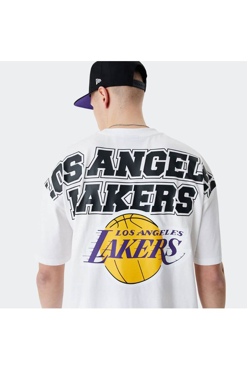NBA LARGE GRPHC BP OS TEE LOS ANGELS LAKERS - Butterfly Sneakers