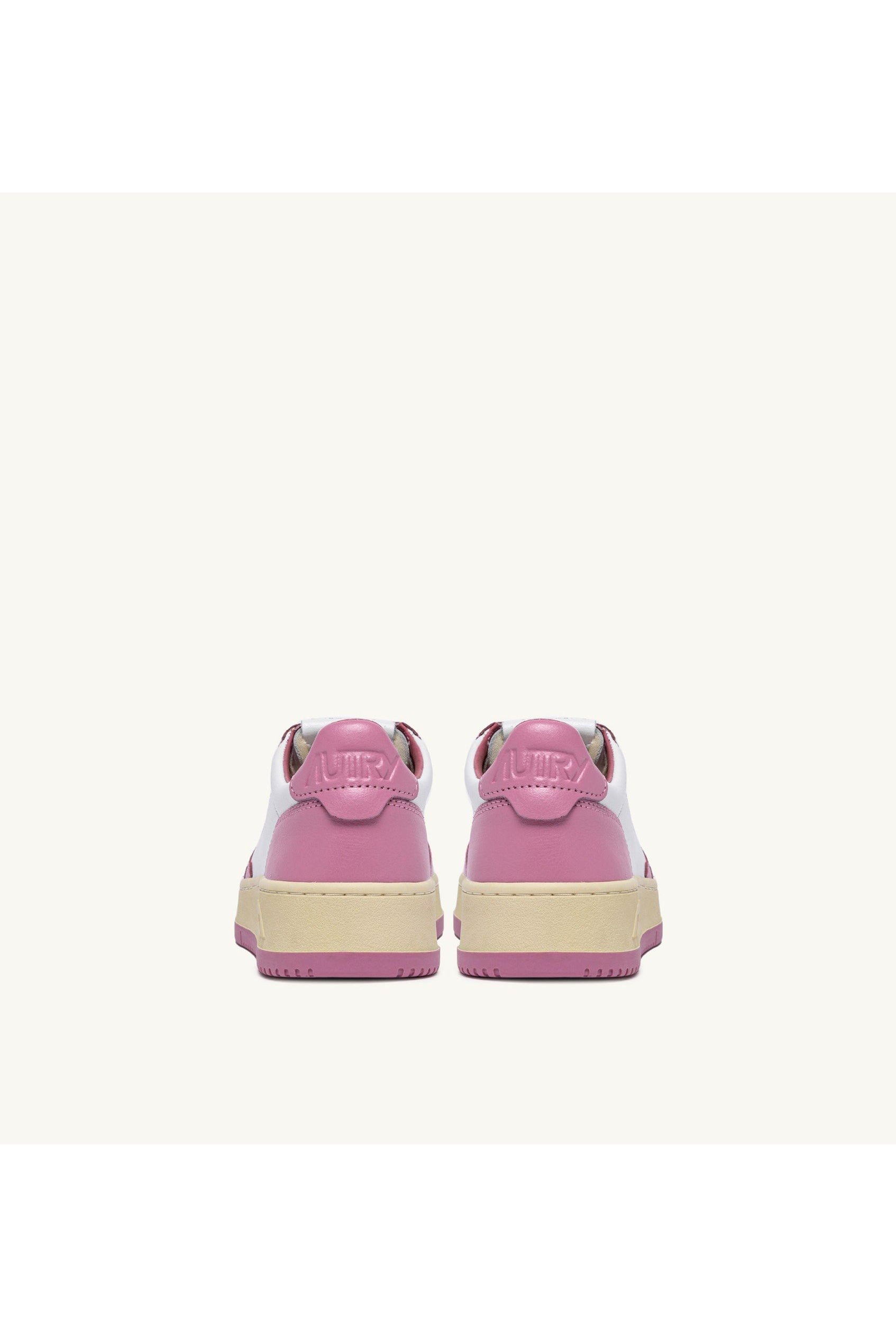 WHITE & PINK LETAHER סניקרס - Butterfly Sneakers