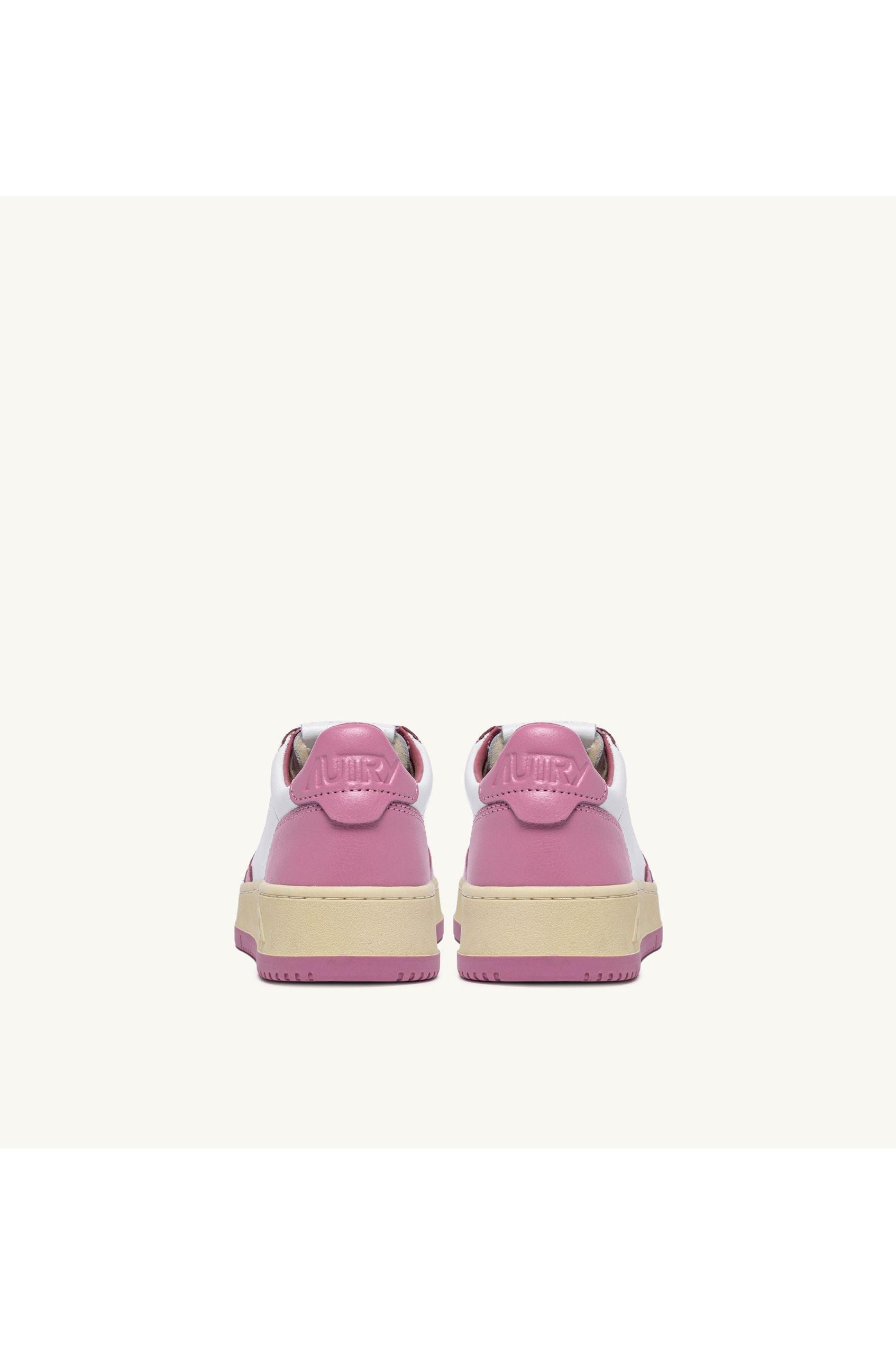 WHITE & PINK LETAHER סניקרס - Butterfly Sneakers