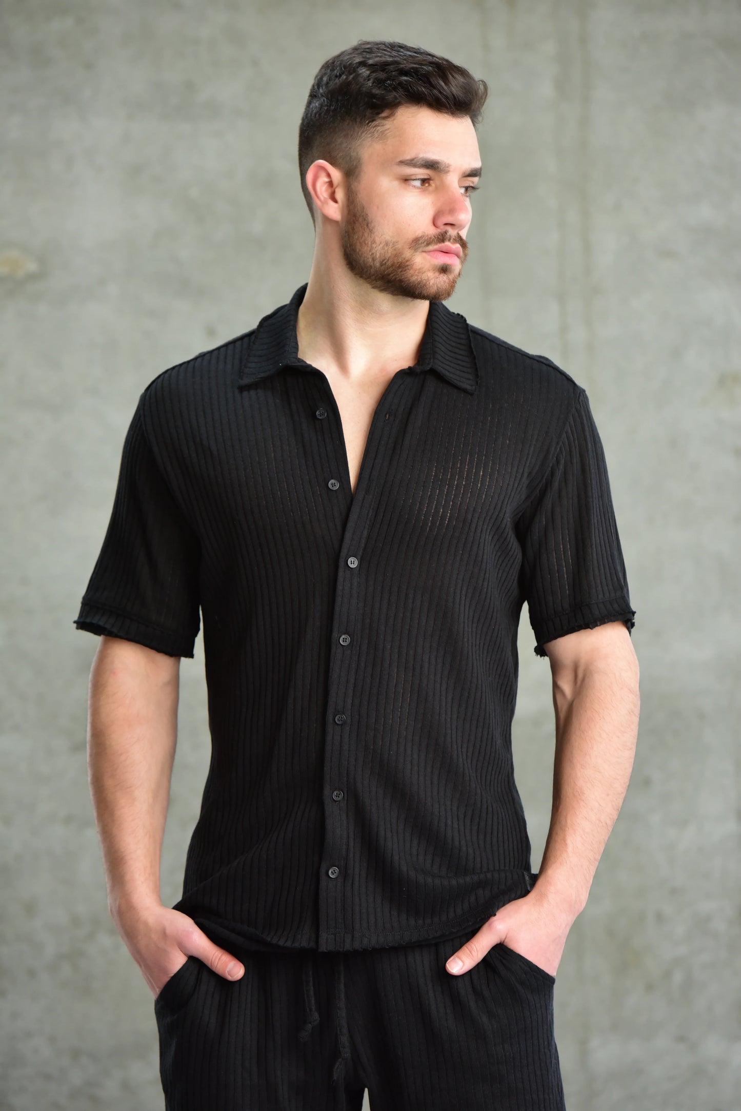 Santotini Shirt - BLACK