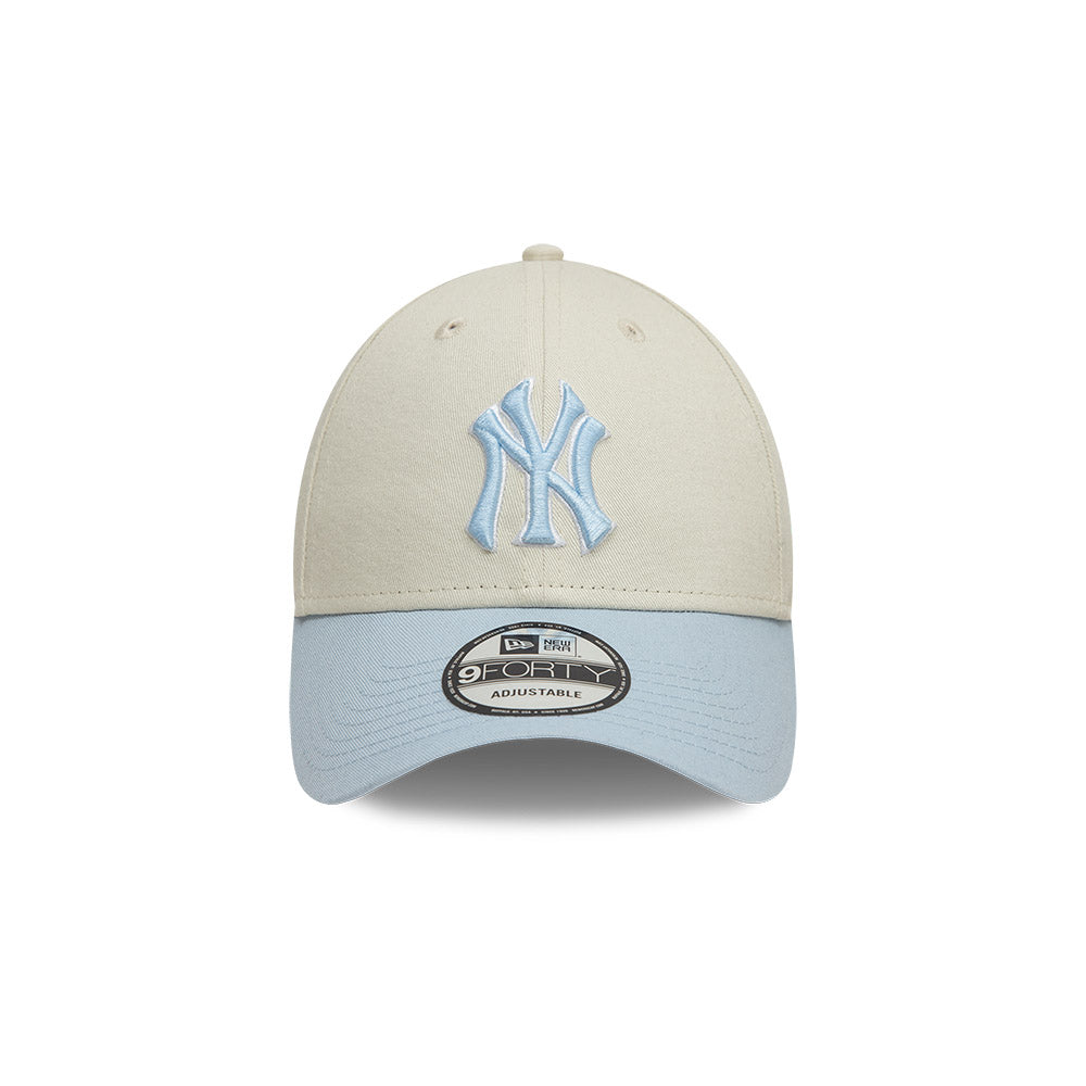 New York Yankees World Series Patch Cream 9FORTY Adjustable Cap