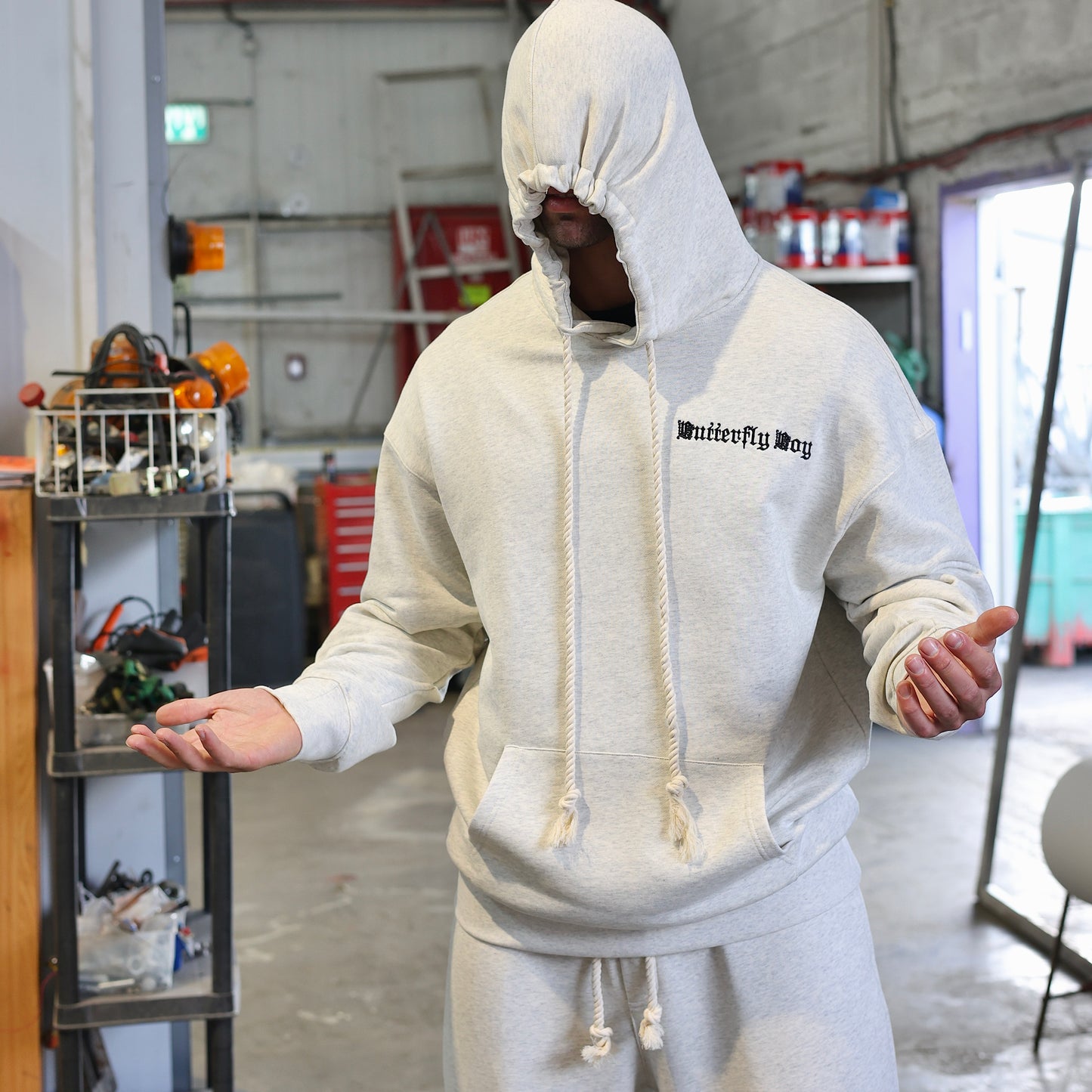 BUTTERFLY BOY WINTER FULL SUIT - DIRTY WHITE