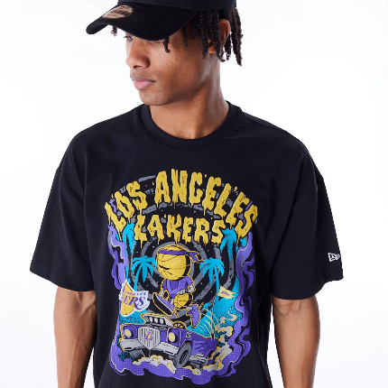 NEW ERA T-SHIRT LOS ANGELES LAKERS