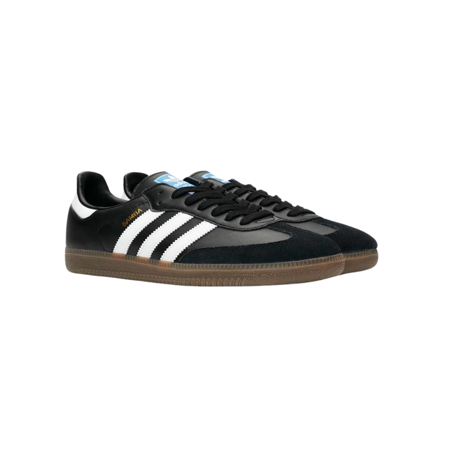 ADIDAS SAMBA OG SHOES black white gum