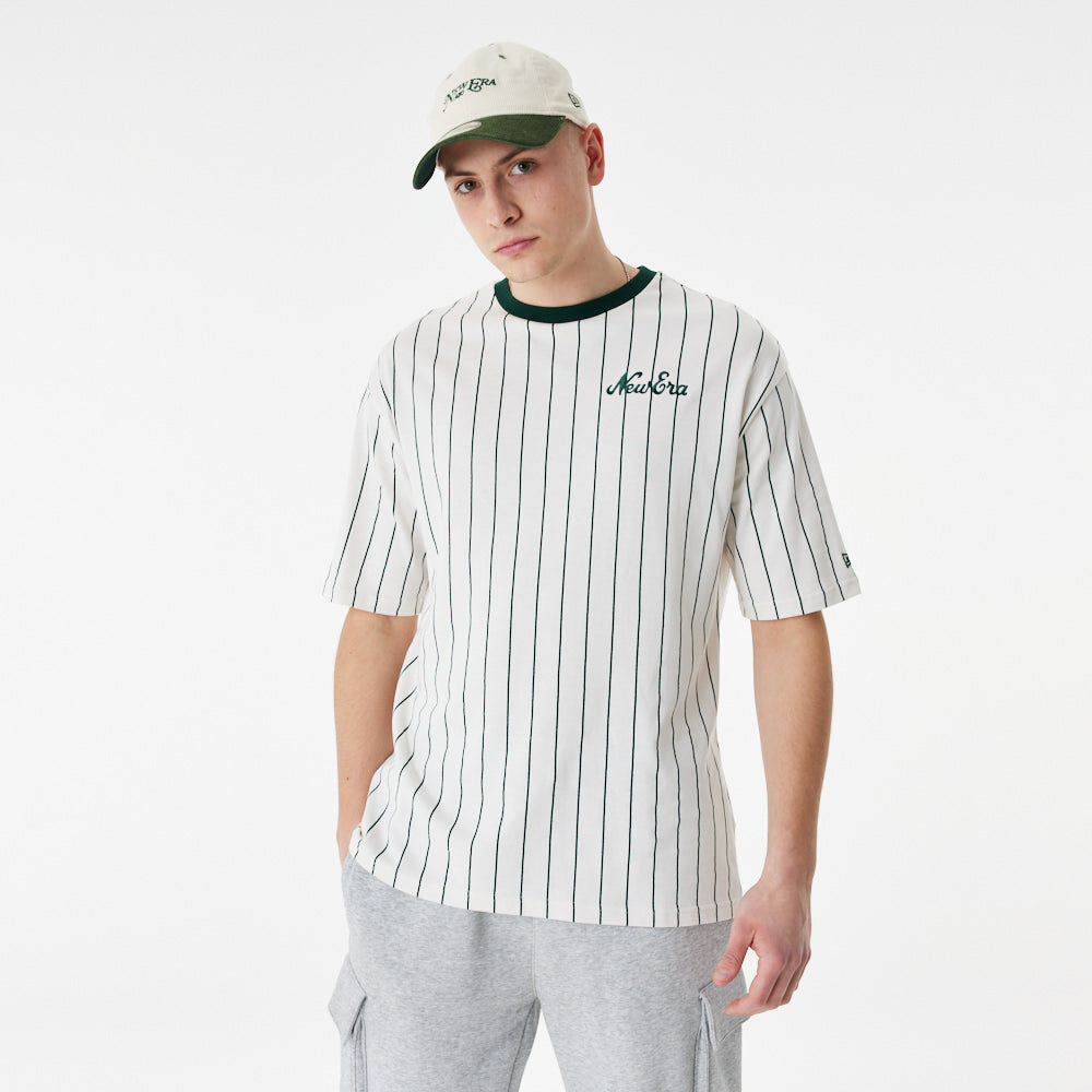 NE PINSTRIPE OS TEE NEWERA