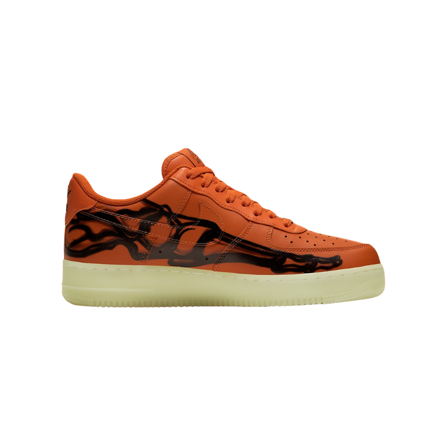 Nike Air Force 1 Low Orange Skeleton