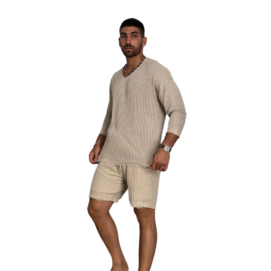 Mykonos Shirt oversized - Brown