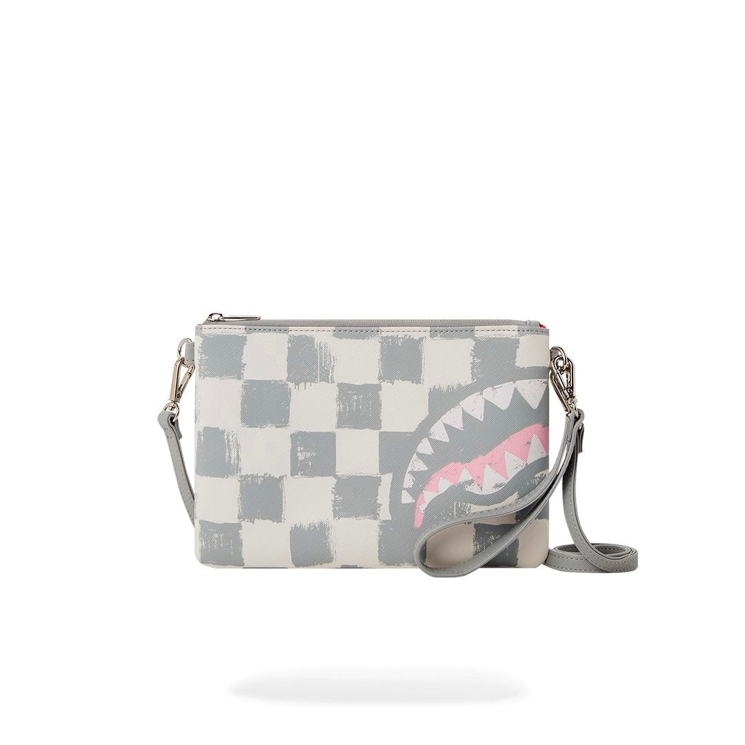 SPRAYGROUND VANQUISH CREAM CLUTCH