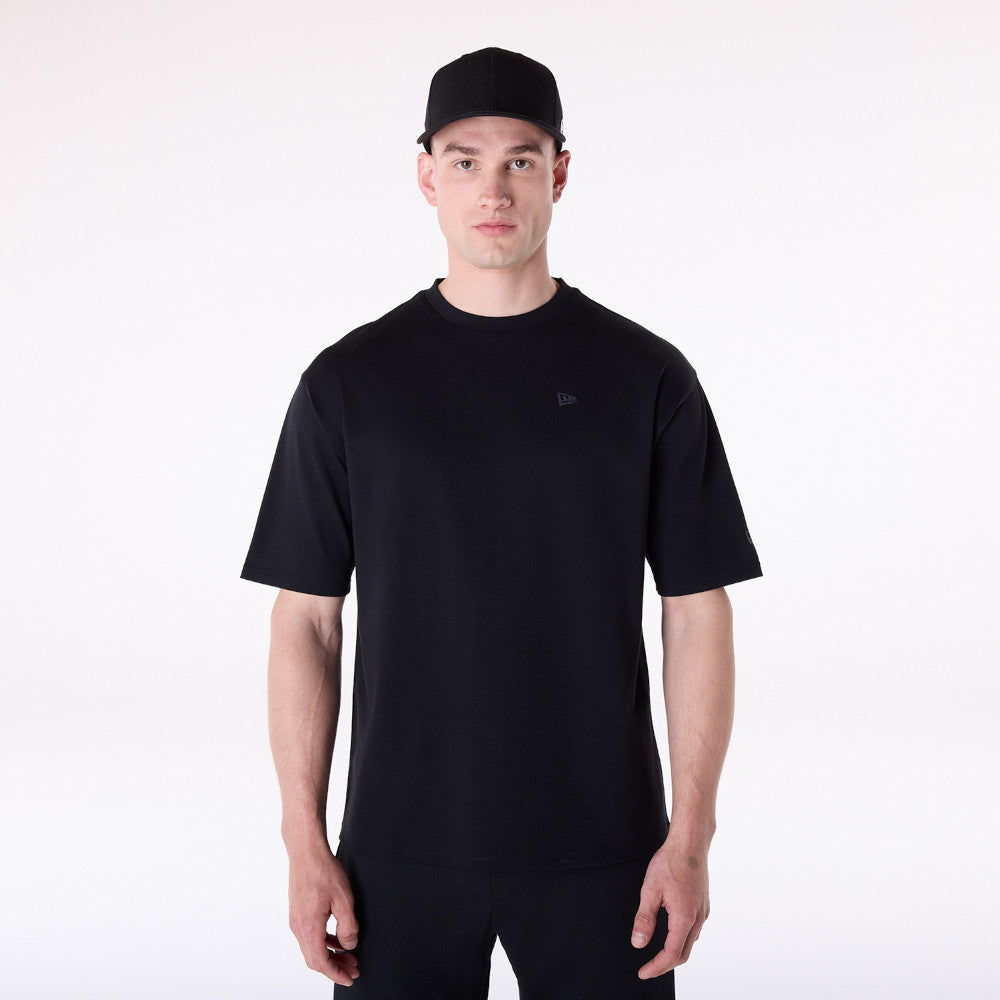 New Era Sticker Black Oversized T-Shirt