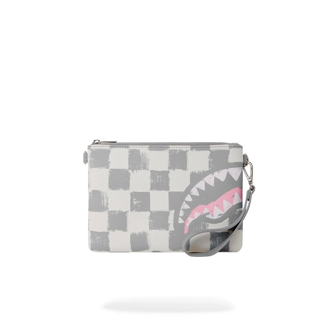 SPRAYGROUND VANQUISH CREAM CLUTCH