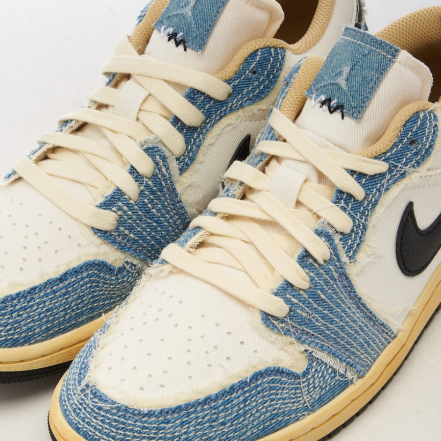 Air Jordan 1 Low WRMK Sashiko Denim