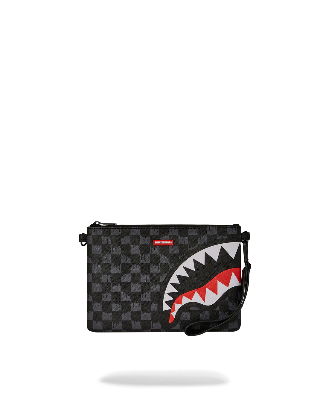 DRIP CHECK SHARK CROSSOVER CLUTCH W/ SHOUDLER STRAP