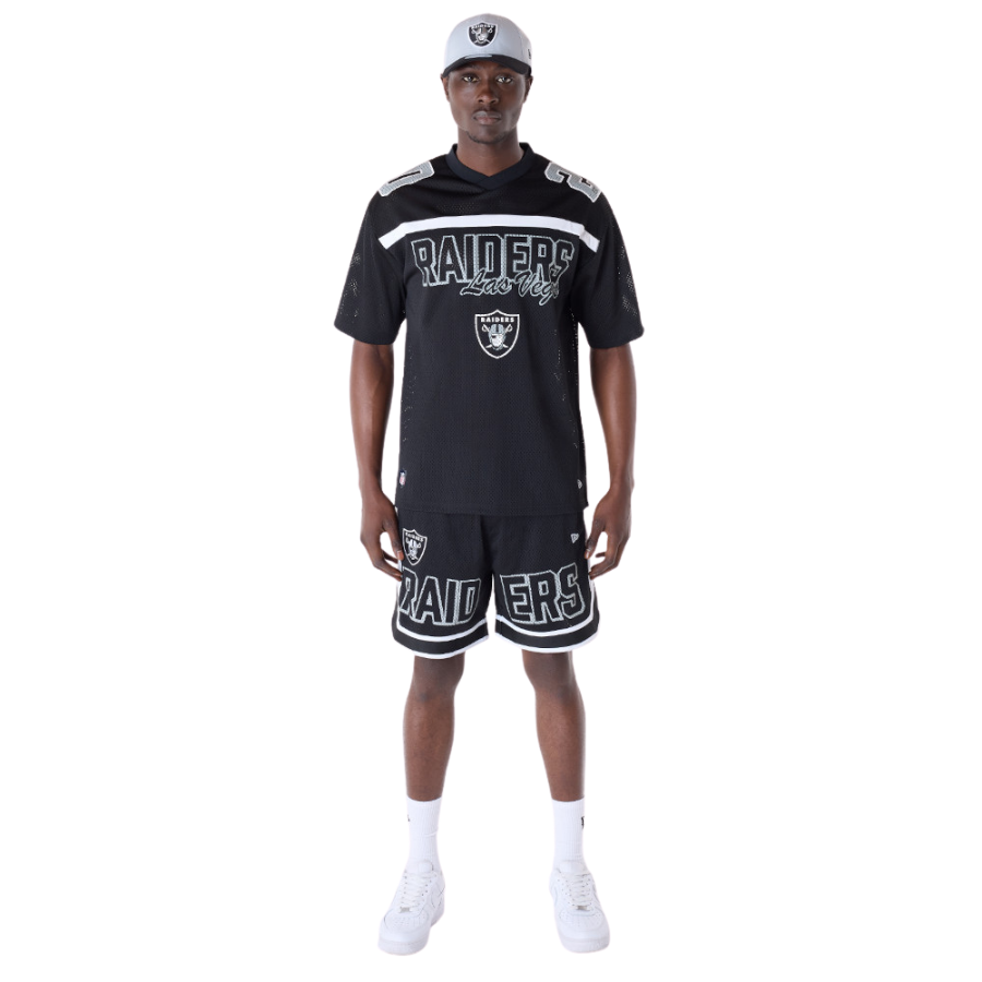 Raiders NFL חולצת טי שרט שרוול קצר