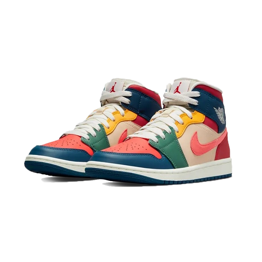 Jordan 1 mid (W) 'Multi color' - Butterfly Sneakers