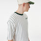 חולצת טי שירט שרוול קצר GREEN STRIPE
