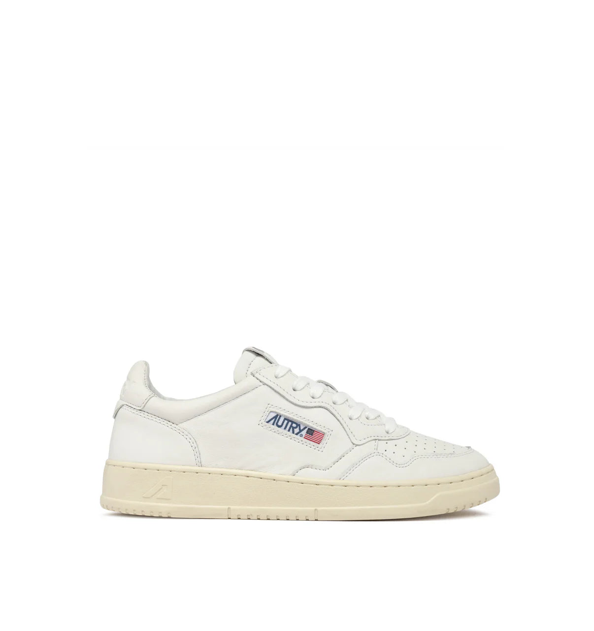 MEDALIST LOW SNEAKERS IN SUPER-SOFT WHITE NAPPA