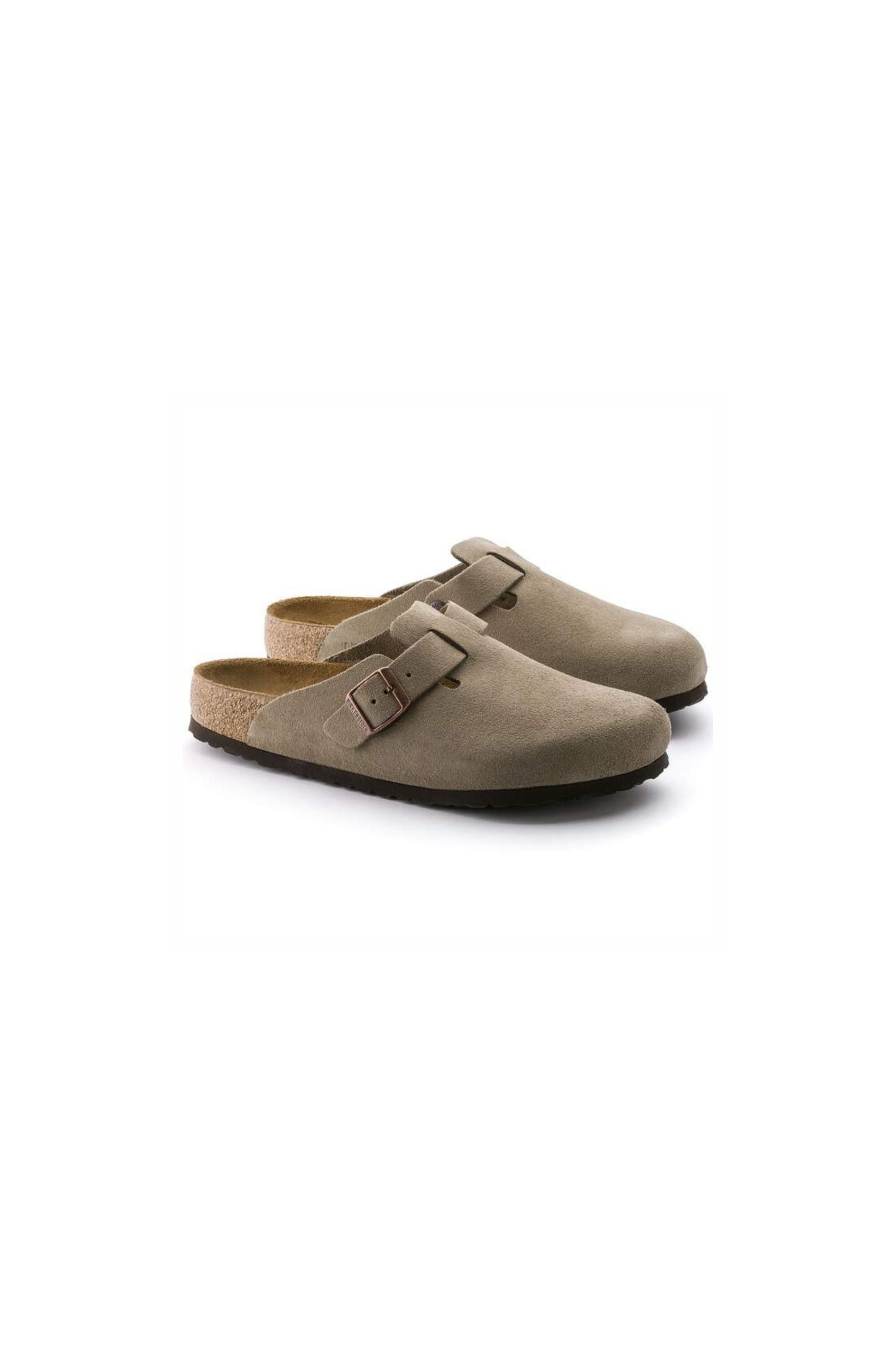 Birkenstock Boston Taupe כפכפי בירקנשטוק בוסטון יוניסקס טיופ - Butterfly Sneakers