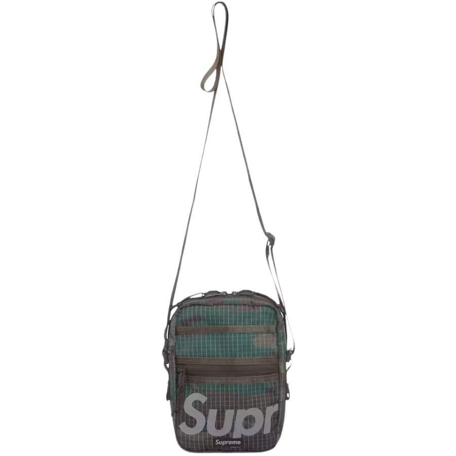 Supreme Shoulder Bag SS24 Woodland camo