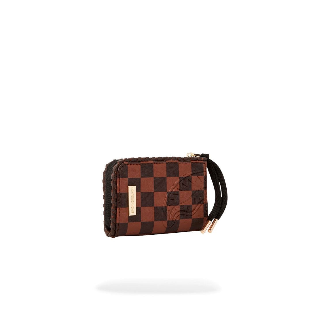 SPRAYGROUND CORE EMBOSSED CHECK WALLET