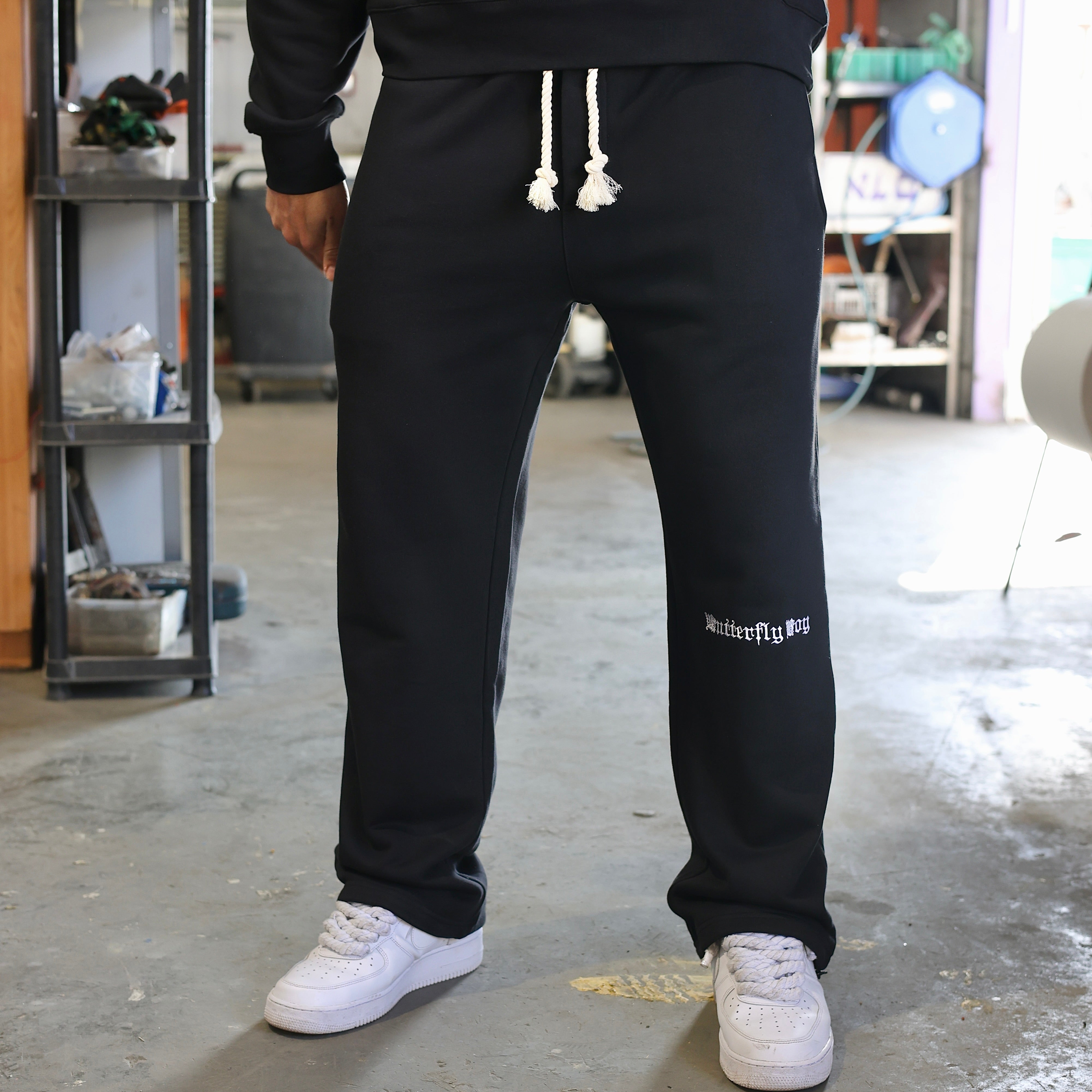 BUTTERFLY BOY JOGGERS- BLACK