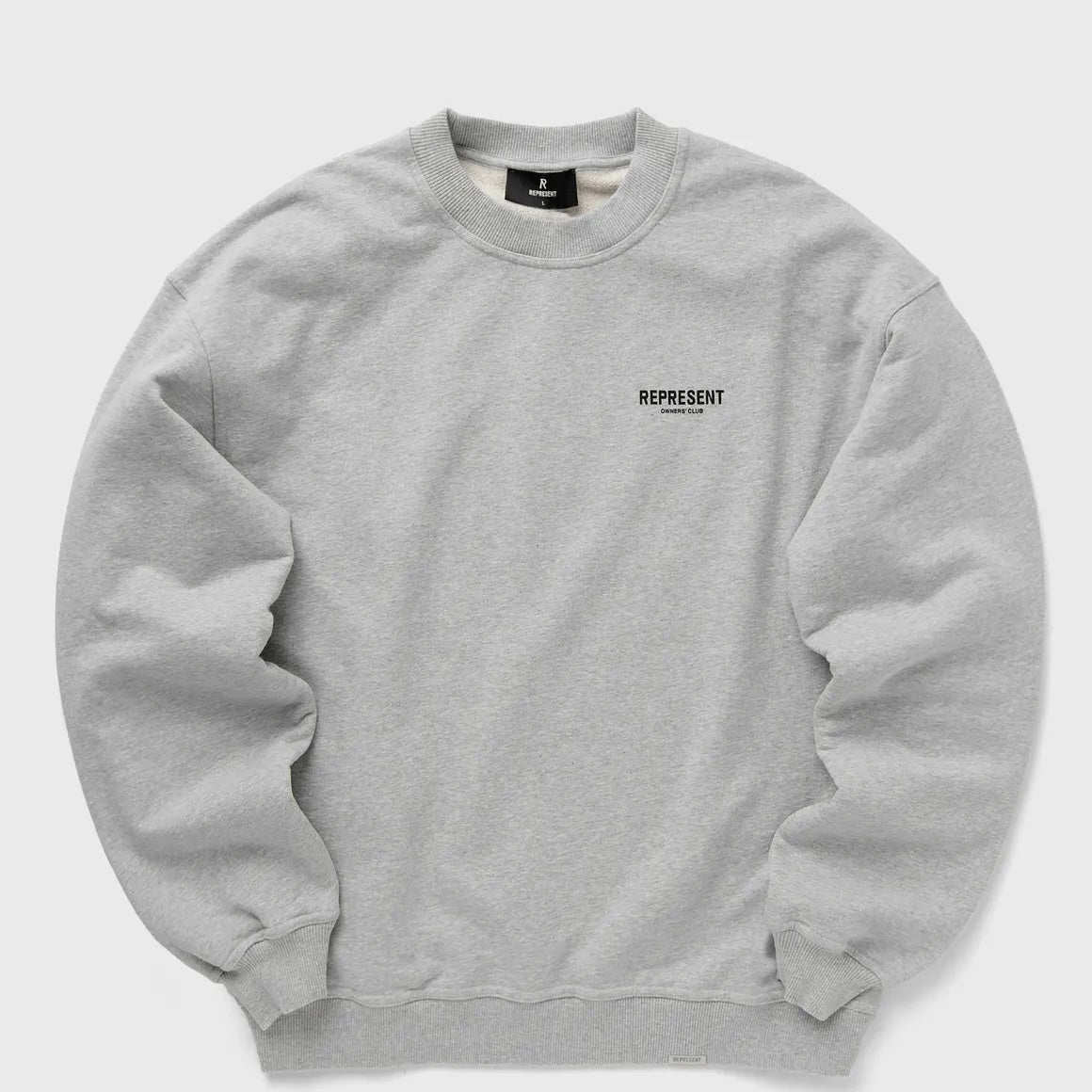 REPRESENT OWNERS CLUB SWEATER - LIGHT GREY