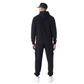 New Era Script Black Script Logo Black Oversized Pullover Hoodie