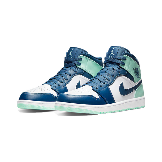 Jordan 1 mid 'Aqua marine' - Butterfly Sneakers