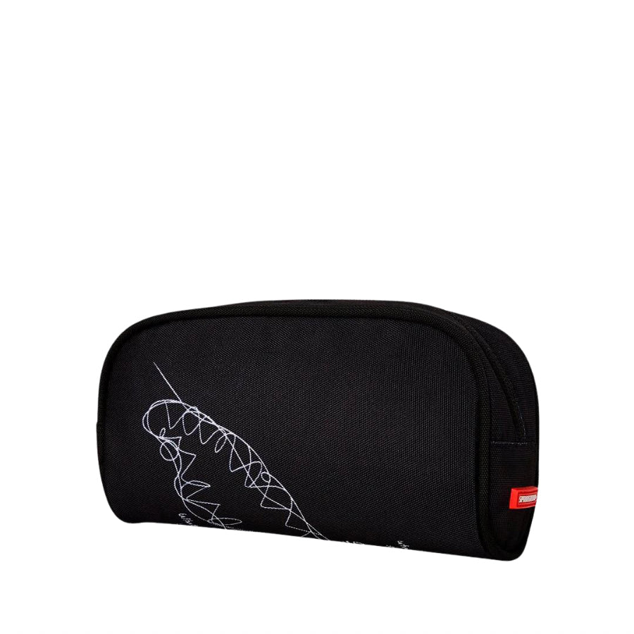 SPRAYGROUND SUCCESS SCRIBBLE SHARK PENCIL POUCH