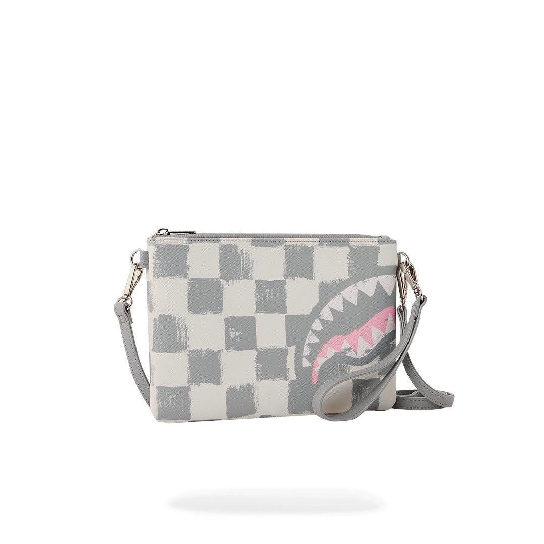 SPRAYGROUND VANQUISH CREAM CLUTCH