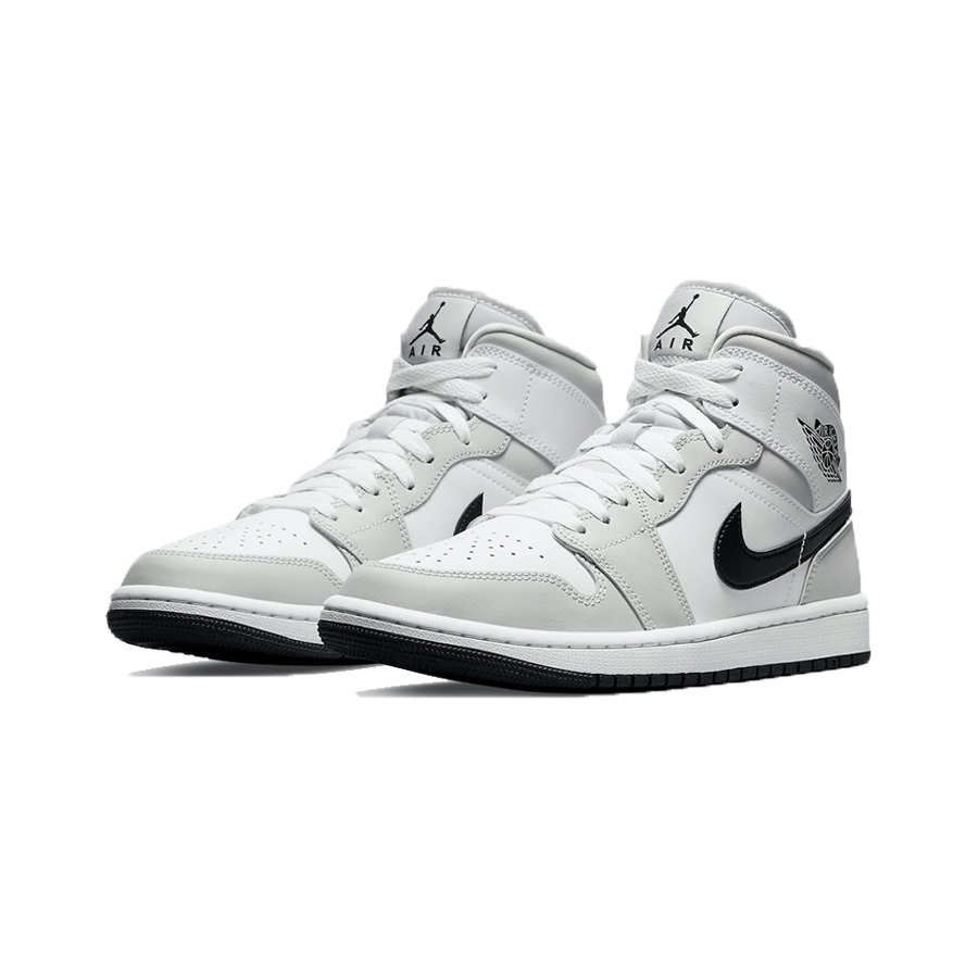 Jordan 1 mid (W) 'Smoke grey' - Butterfly Sneakers