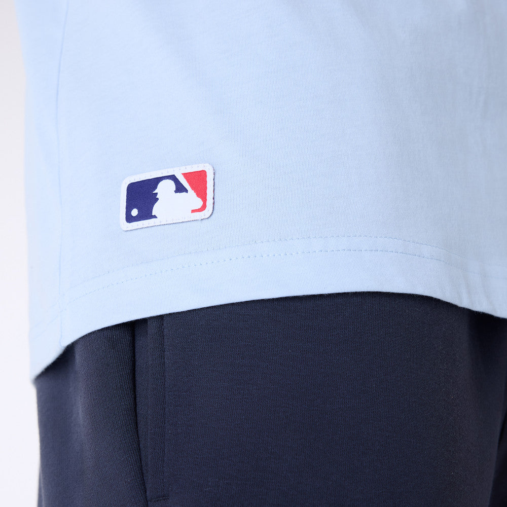 Detroit Tigers MLB League Essential Pastel Blue Oversized T-Shirt