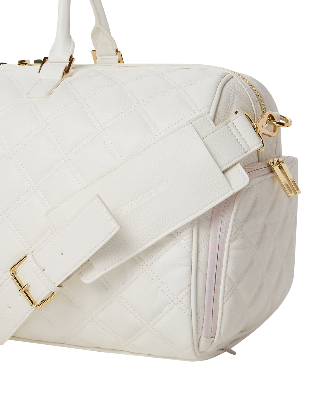 RIVIERA LE BLANC GOLD CHAIN SHARK DUFFLE