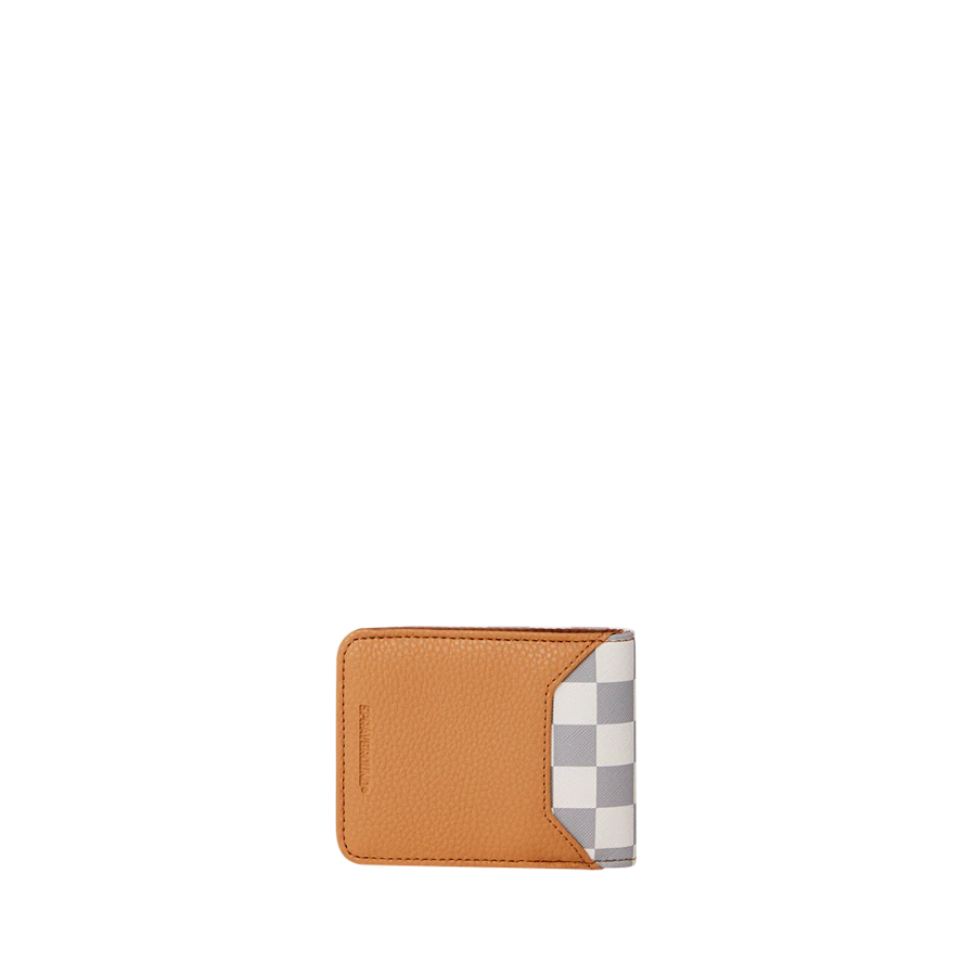 SPRAYGROUND HENNY LATTE ELASTIC BI-FOLD WALLET