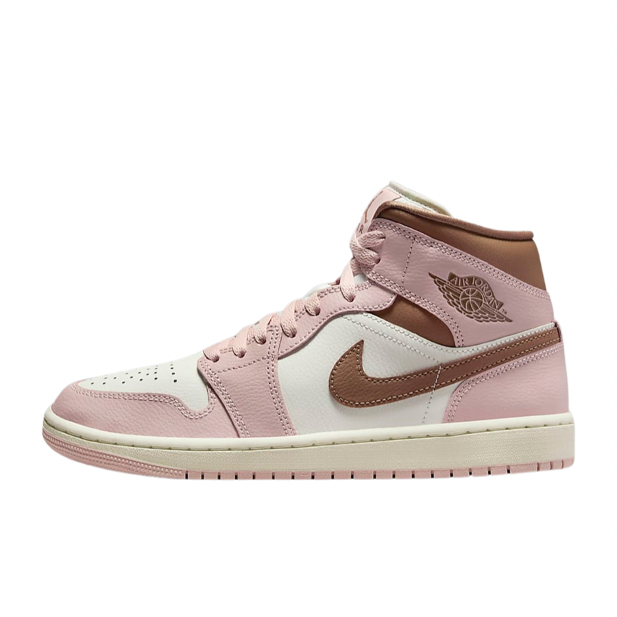 Jordan 1 Mid (W) Pink Oxford Brown