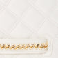 SPRAYGROUND RIVIERA WHITE GOLD CROSS OVER CLUTCH - Butterfly Sneakers