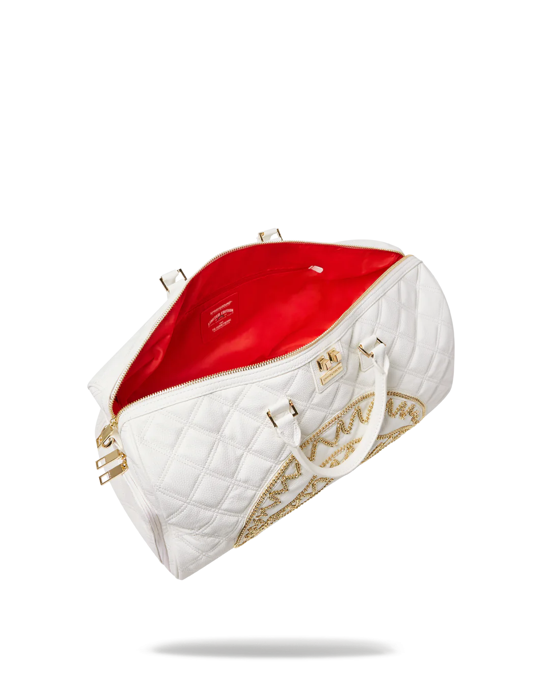 RIVIERA LE BLANC GOLD CHAIN SHARK DUFFLE