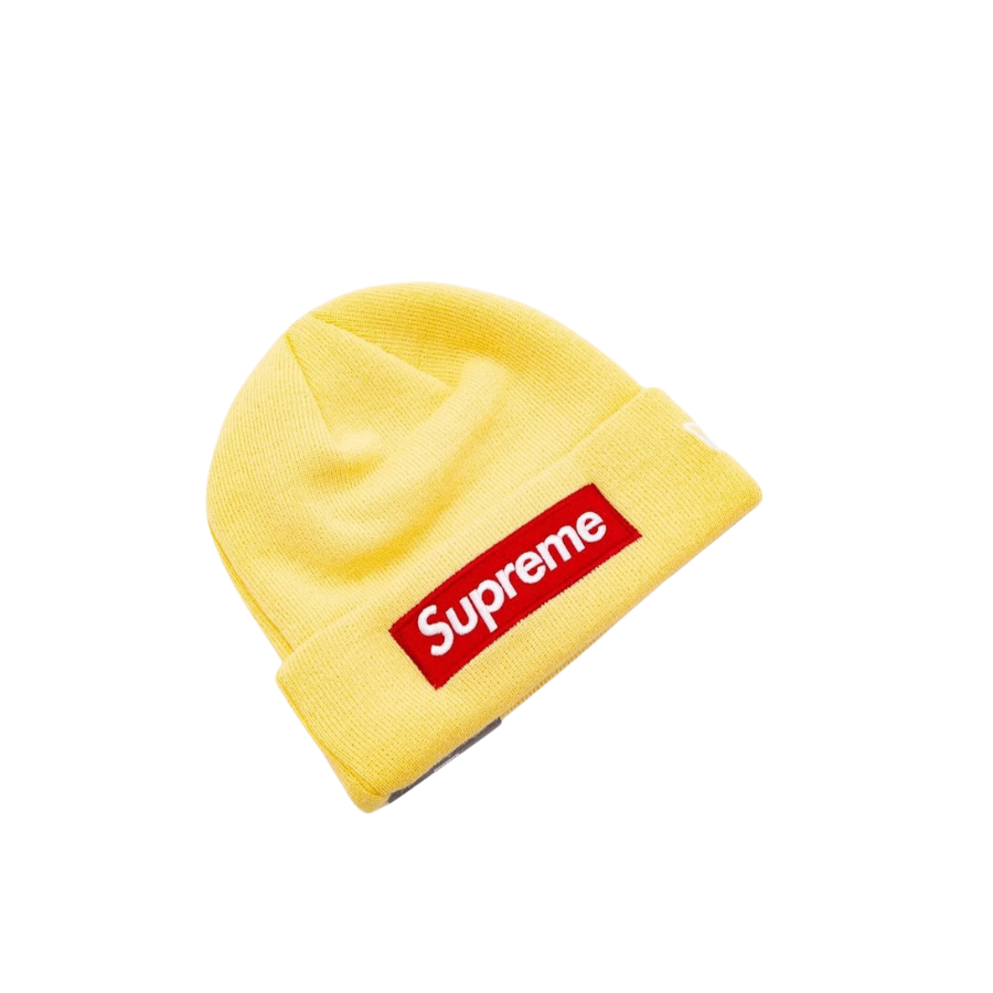 Supreme logo beanie