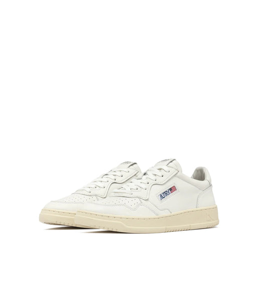 MEDALIST LOW SNEAKERS IN SUPER-SOFT WHITE NAPPA