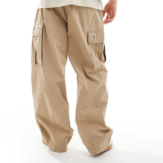 CARHARTT WIP CARGO TROUSERS IN BEIGE