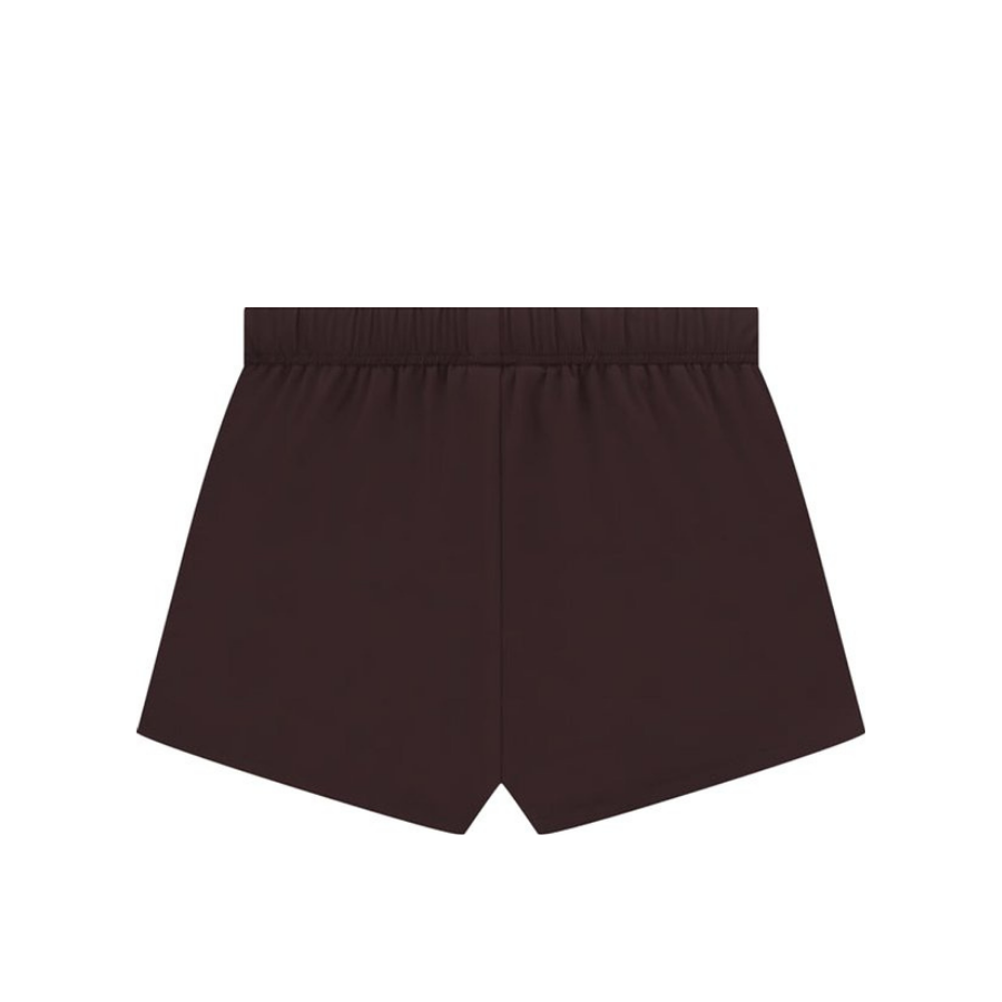 ESSENTIALS fear of god nylon shorts “plum”