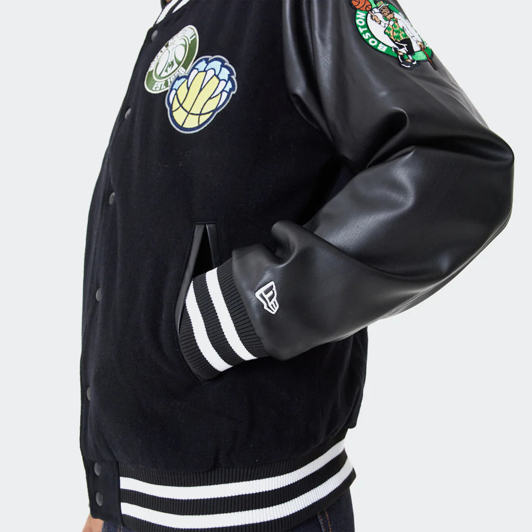 NBA BADGE VARSITY JACKET

New era