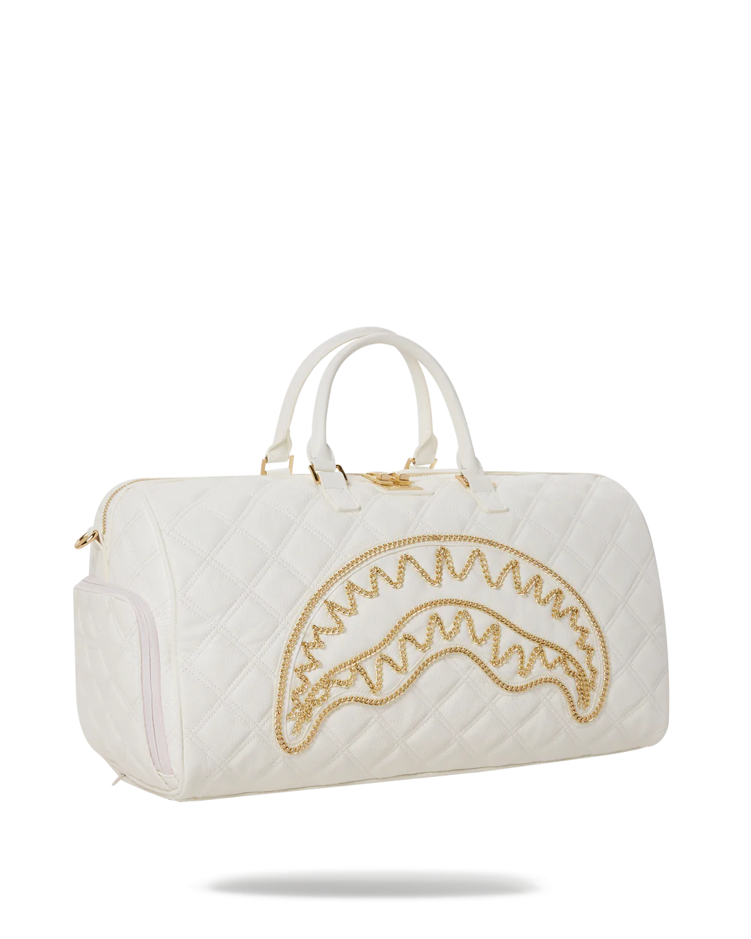 RIVIERA LE BLANC GOLD CHAIN SHARK DUFFLE