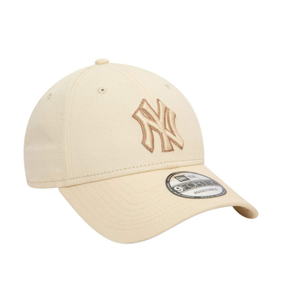 New Era Cap - 9FORTY - Outline Light Beige