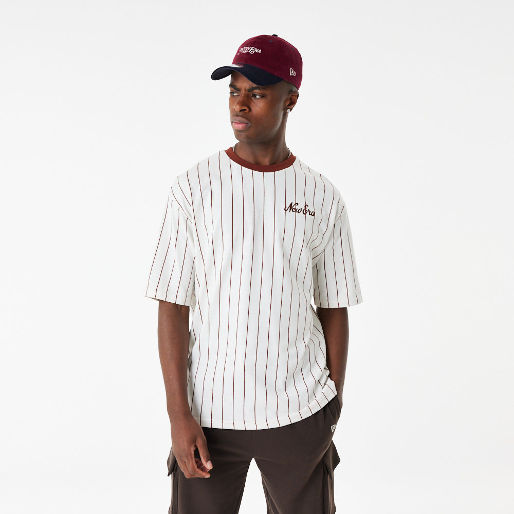 NE PINSTRIPE OS TEE NEWERA