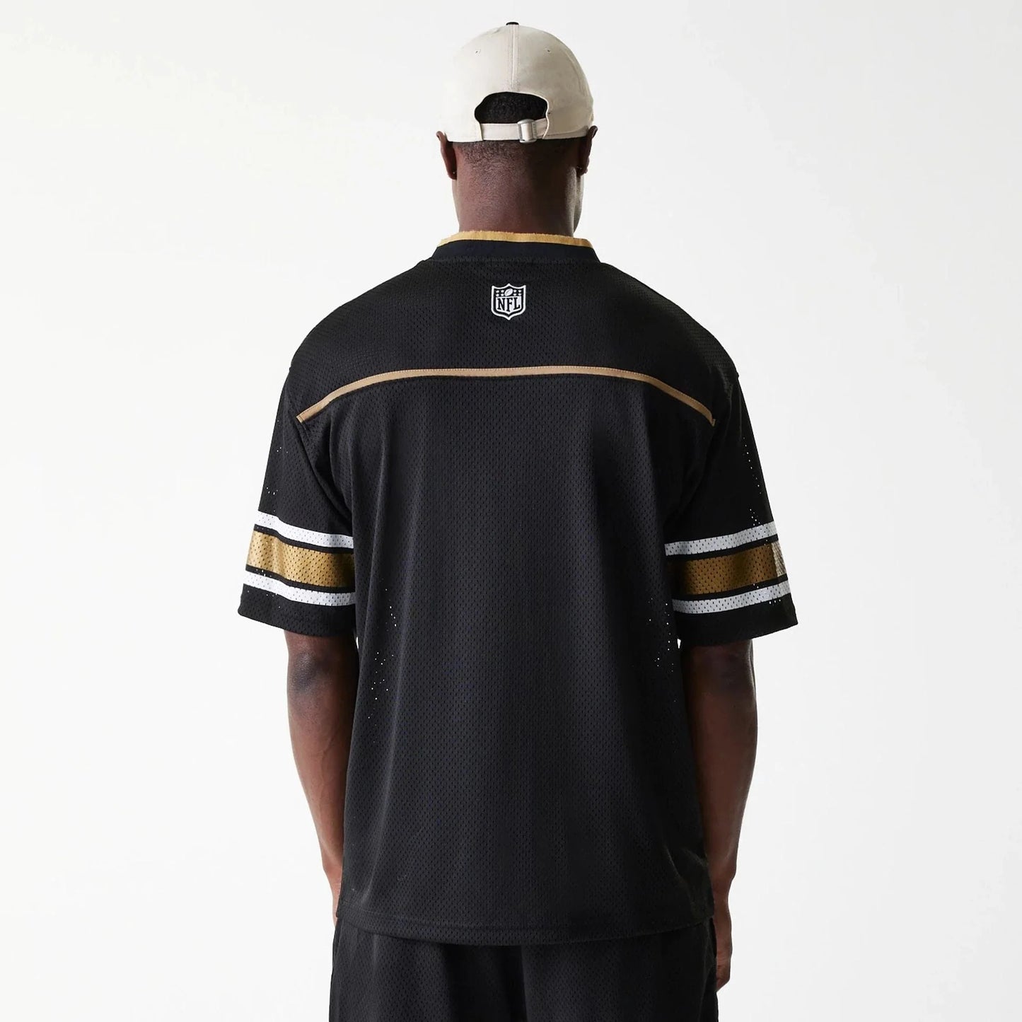MESH NFL SAF49E BLK חולצת טי שירט שרוול קצר