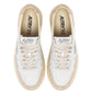 WHITE AND GOLD LEATHER סניקרס