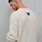 Butterfly Boy Signature Cable Knit
 - White
