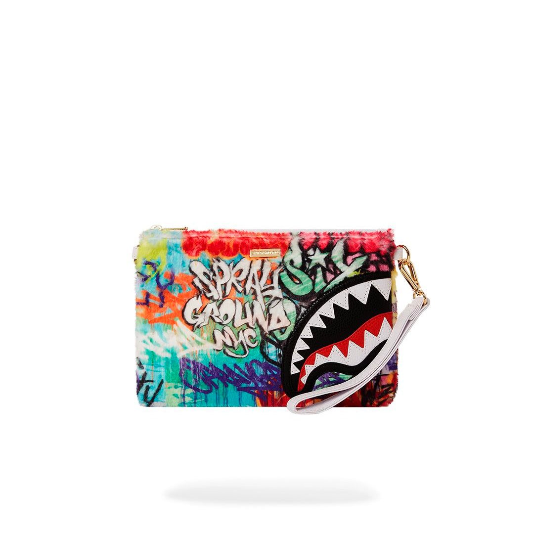 SPRAYGROUND FUR GRAFF CLUTCH