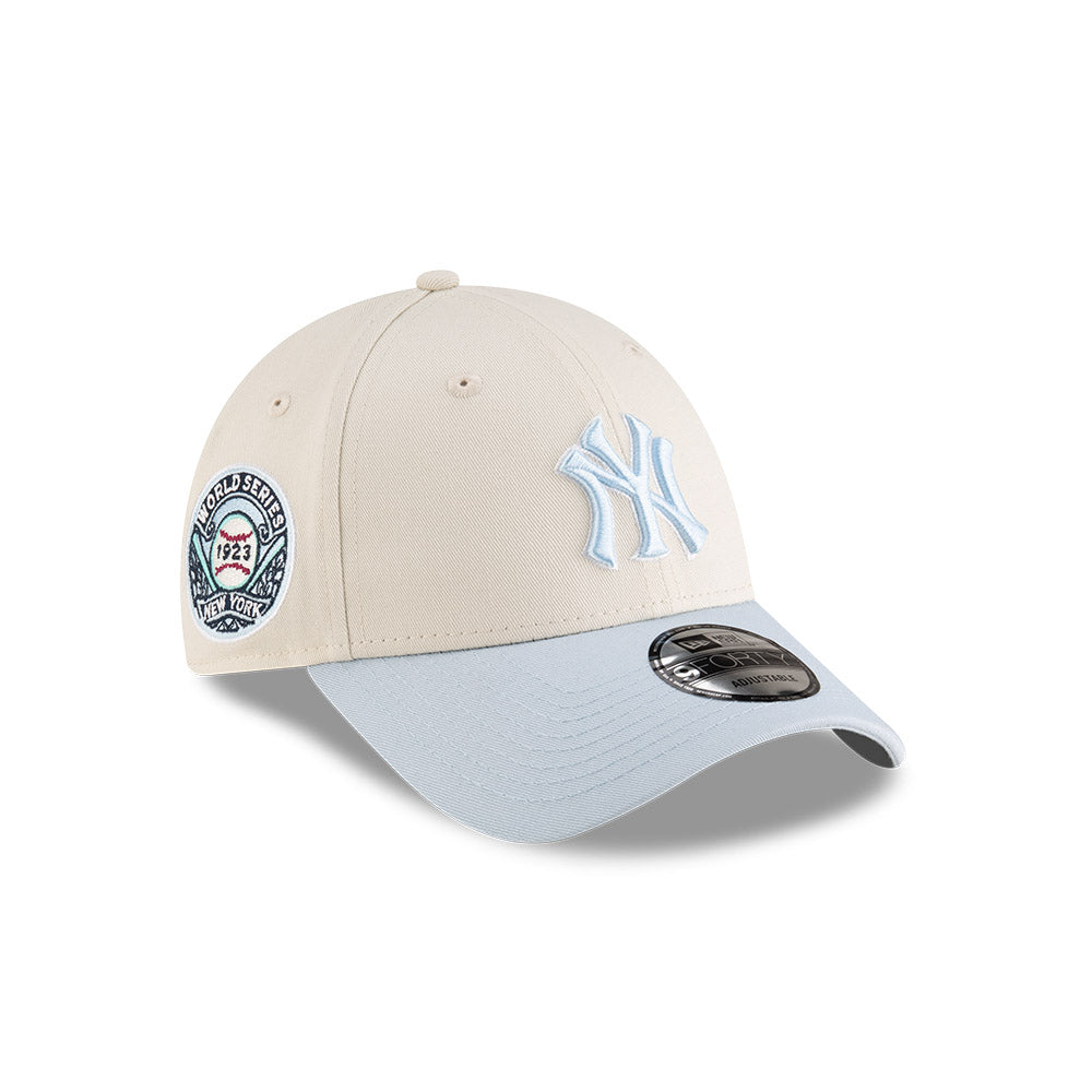 New York Yankees World Series Patch Cream 9FORTY Adjustable Cap